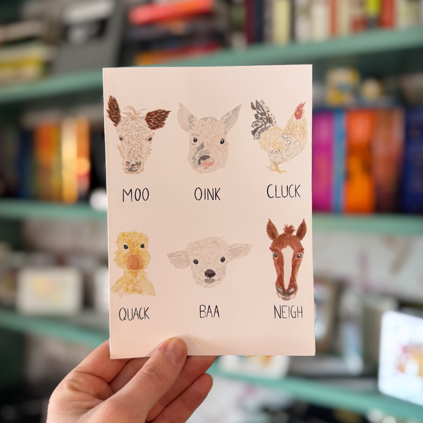 Farm Animal Sounds Greeting Card