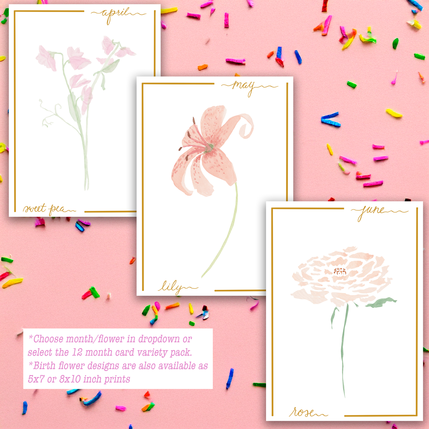 Birth Flower Art Prints