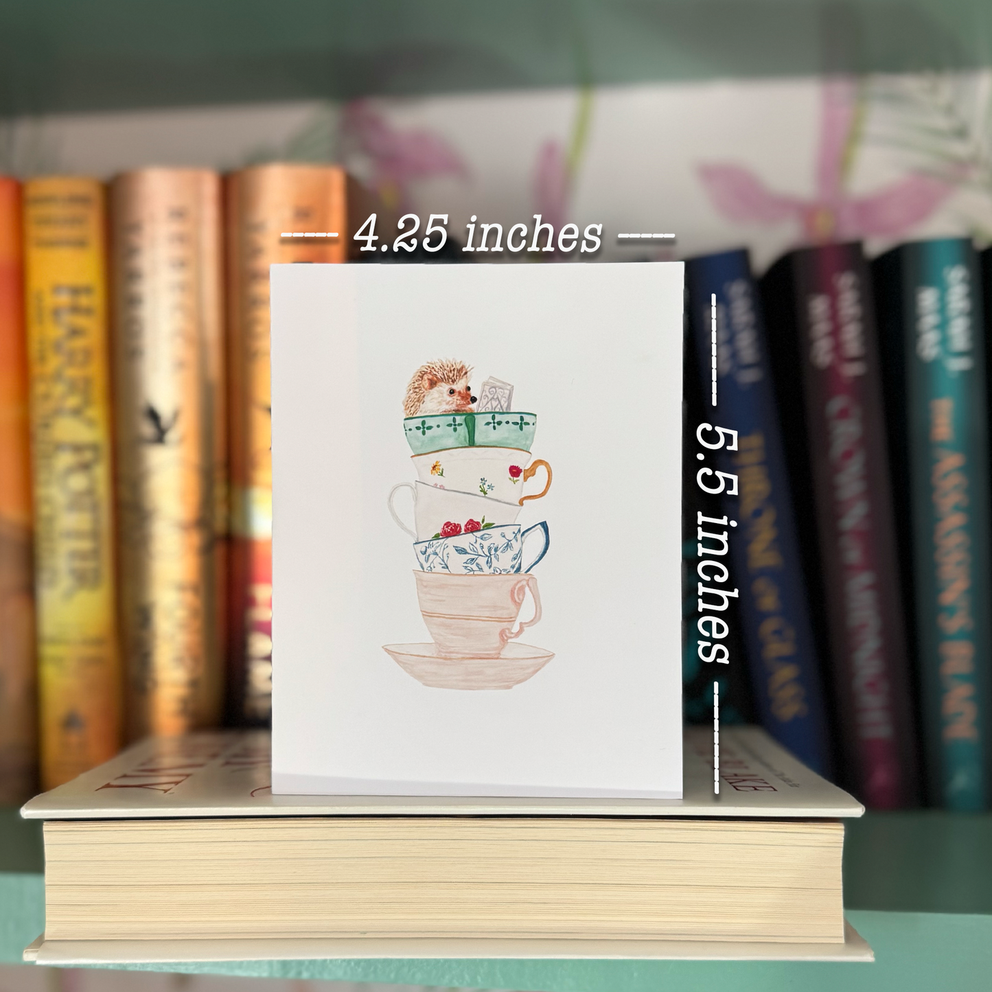 Elegant Hedgehog Notecard Pack