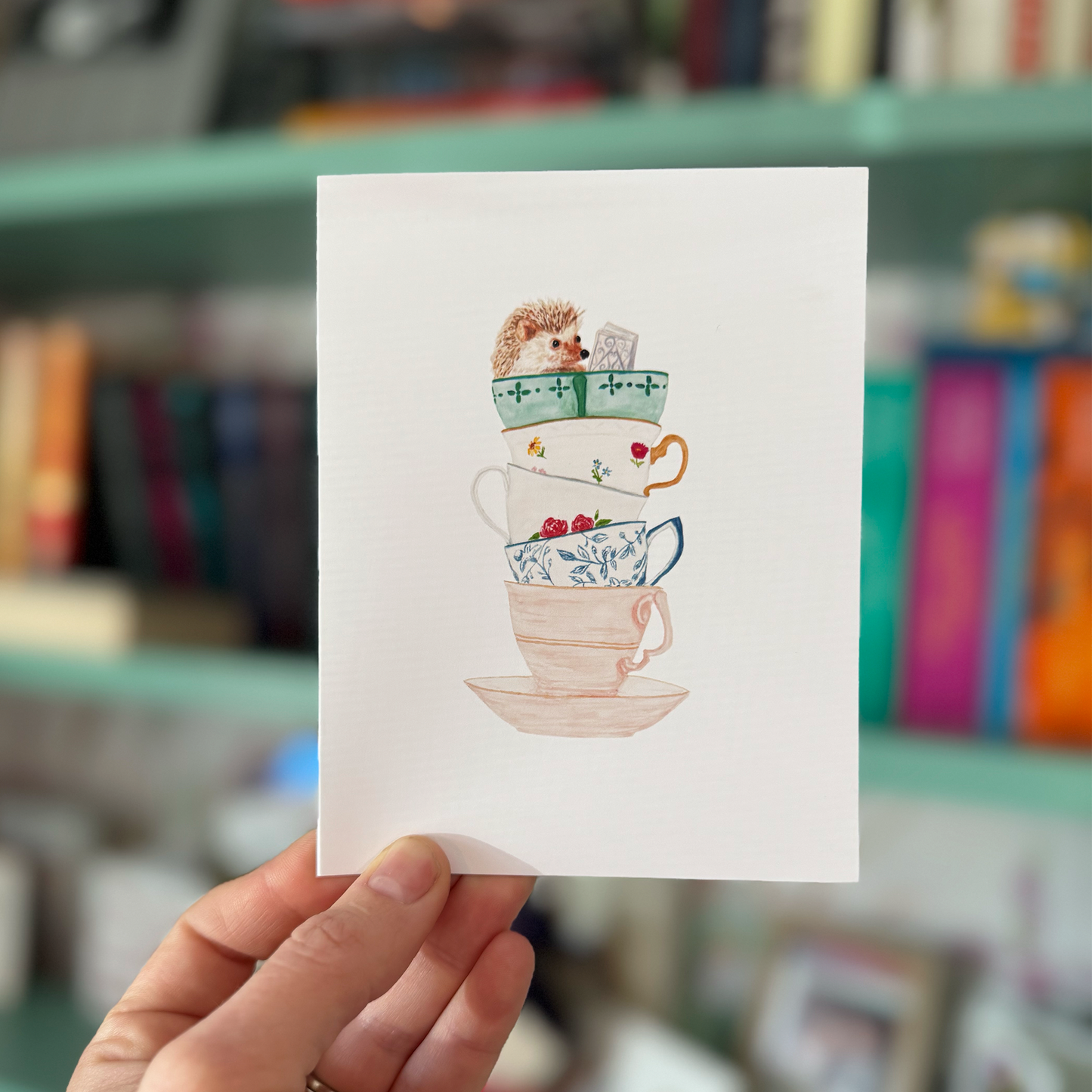 Elegant Hedgehog Notecard Pack