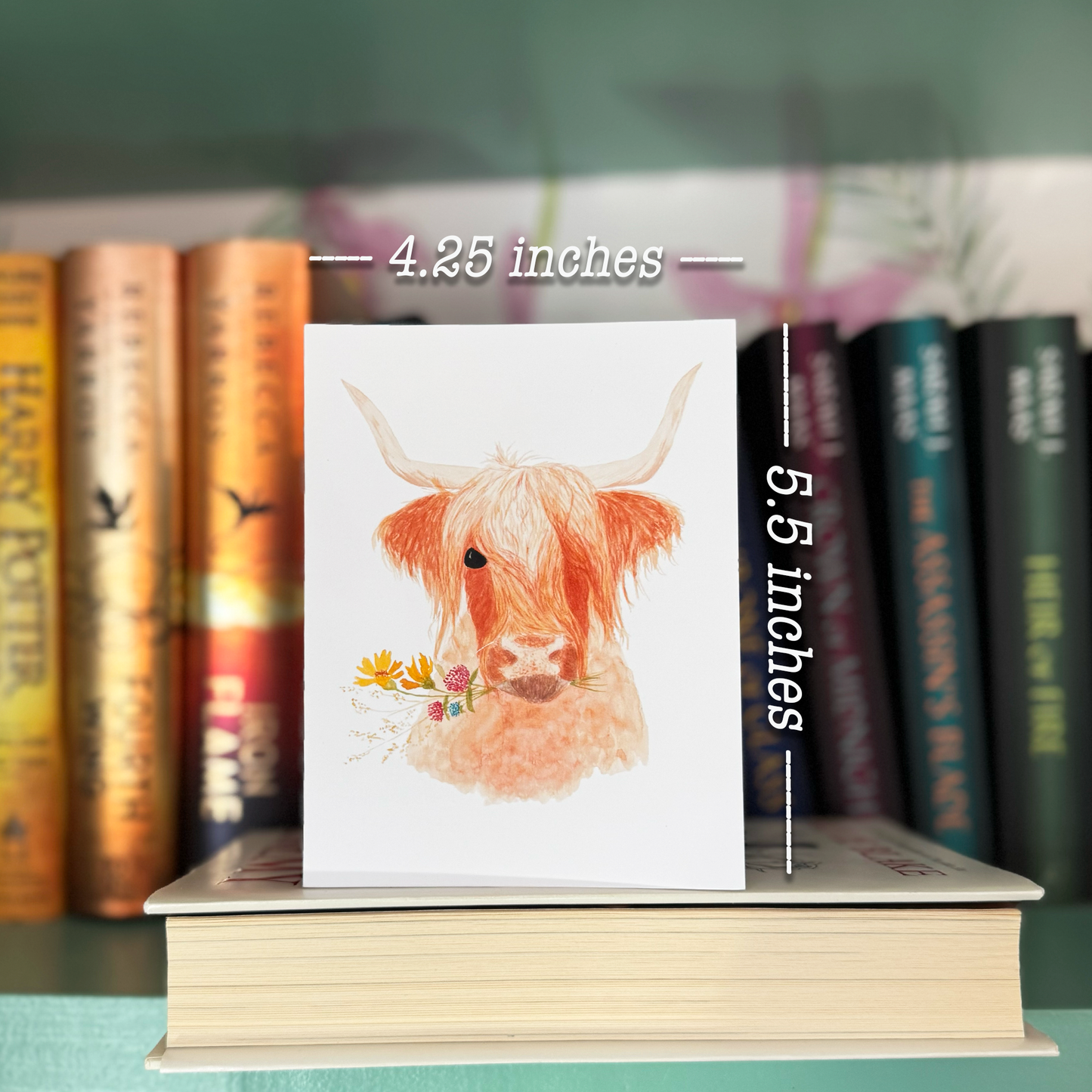 Wildflower Highland Notecard Pack