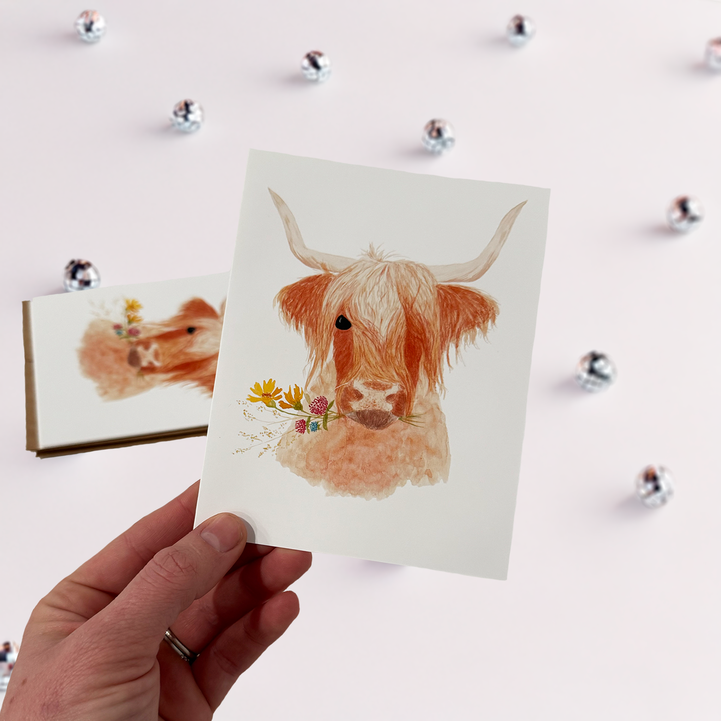 Wildflower Highland Notecard Pack