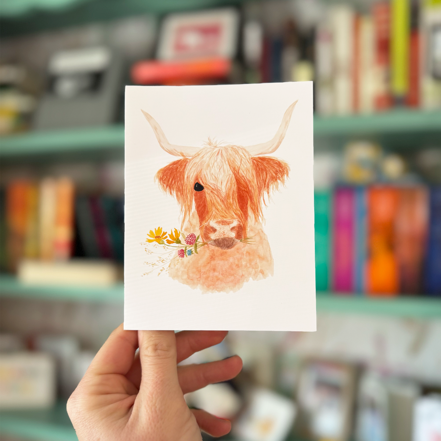 Wildflower Highland Notecard Pack