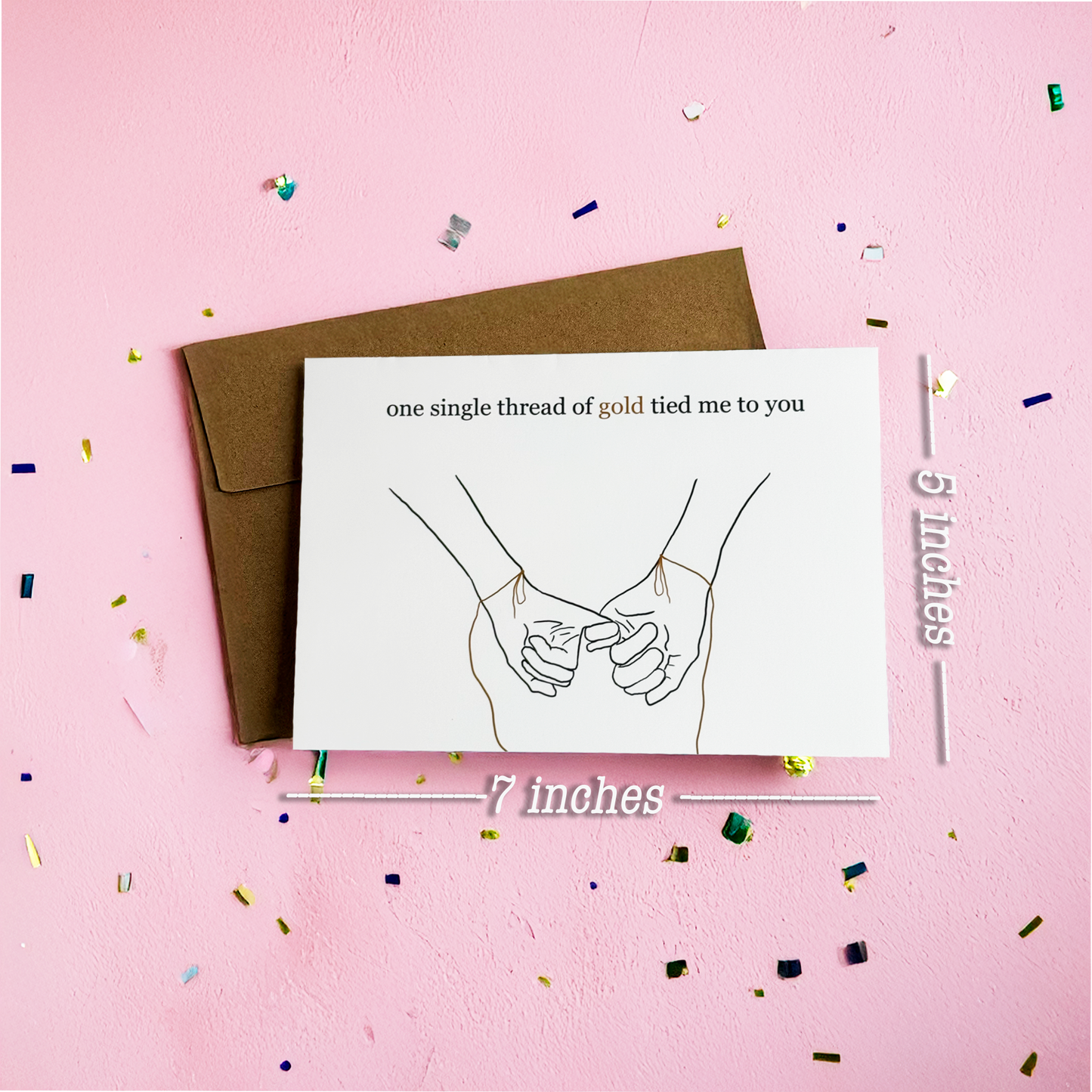 Invisible String Greeting Card