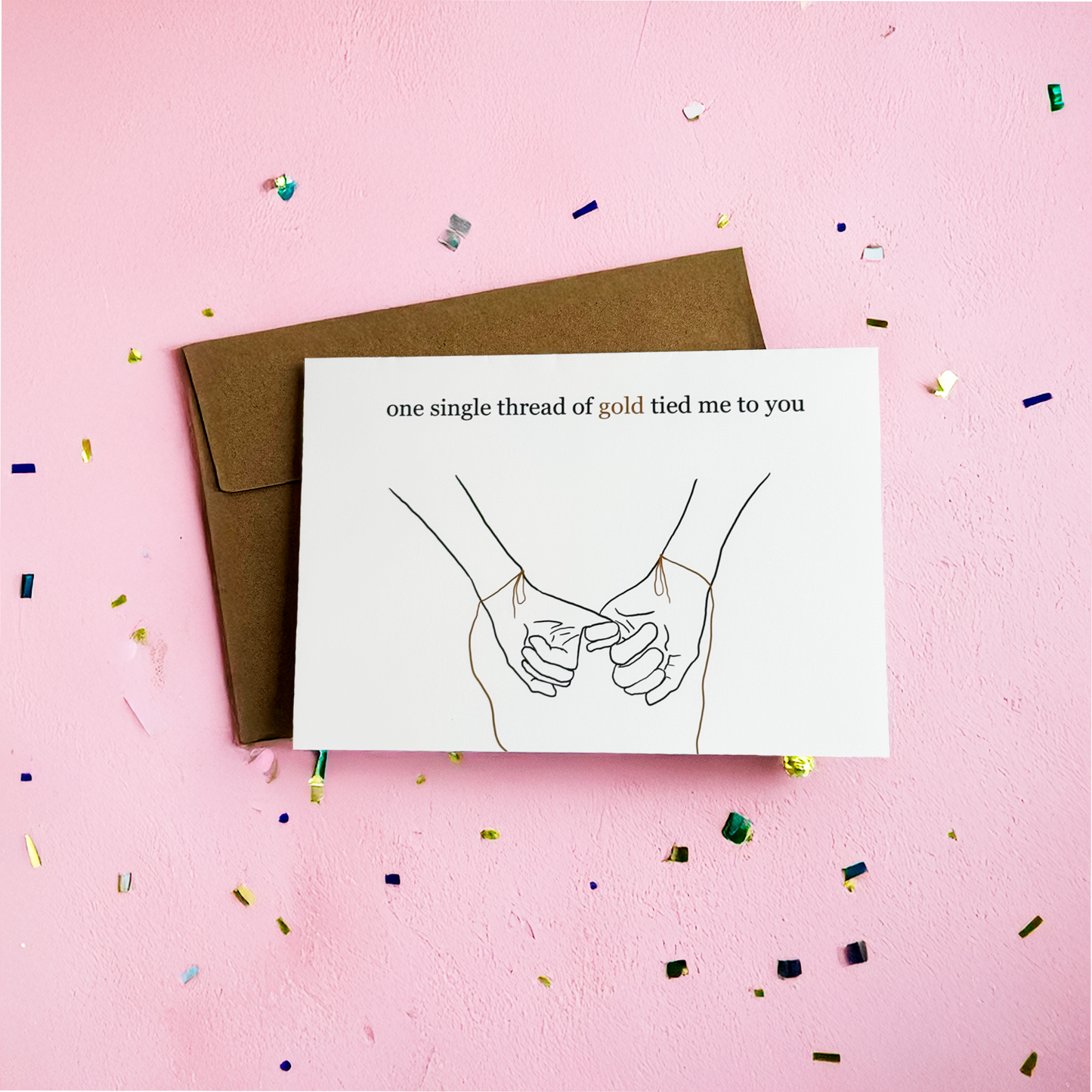 Invisible String Greeting Card