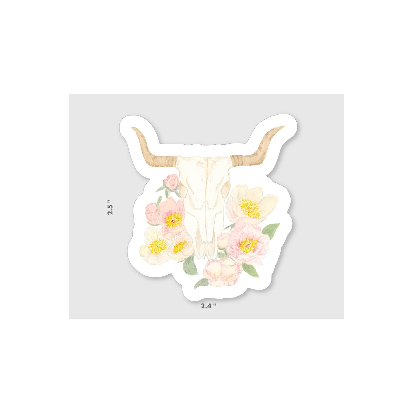 Longhorn Vinyl Sticker