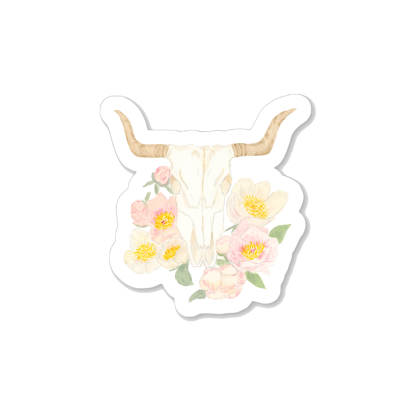 Longhorn Vinyl Sticker
