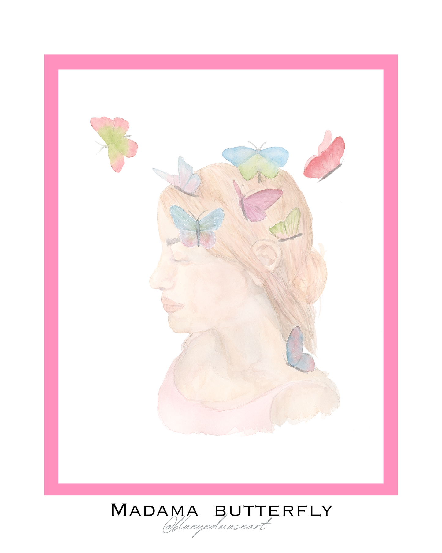 Madama Butterfly Art Print