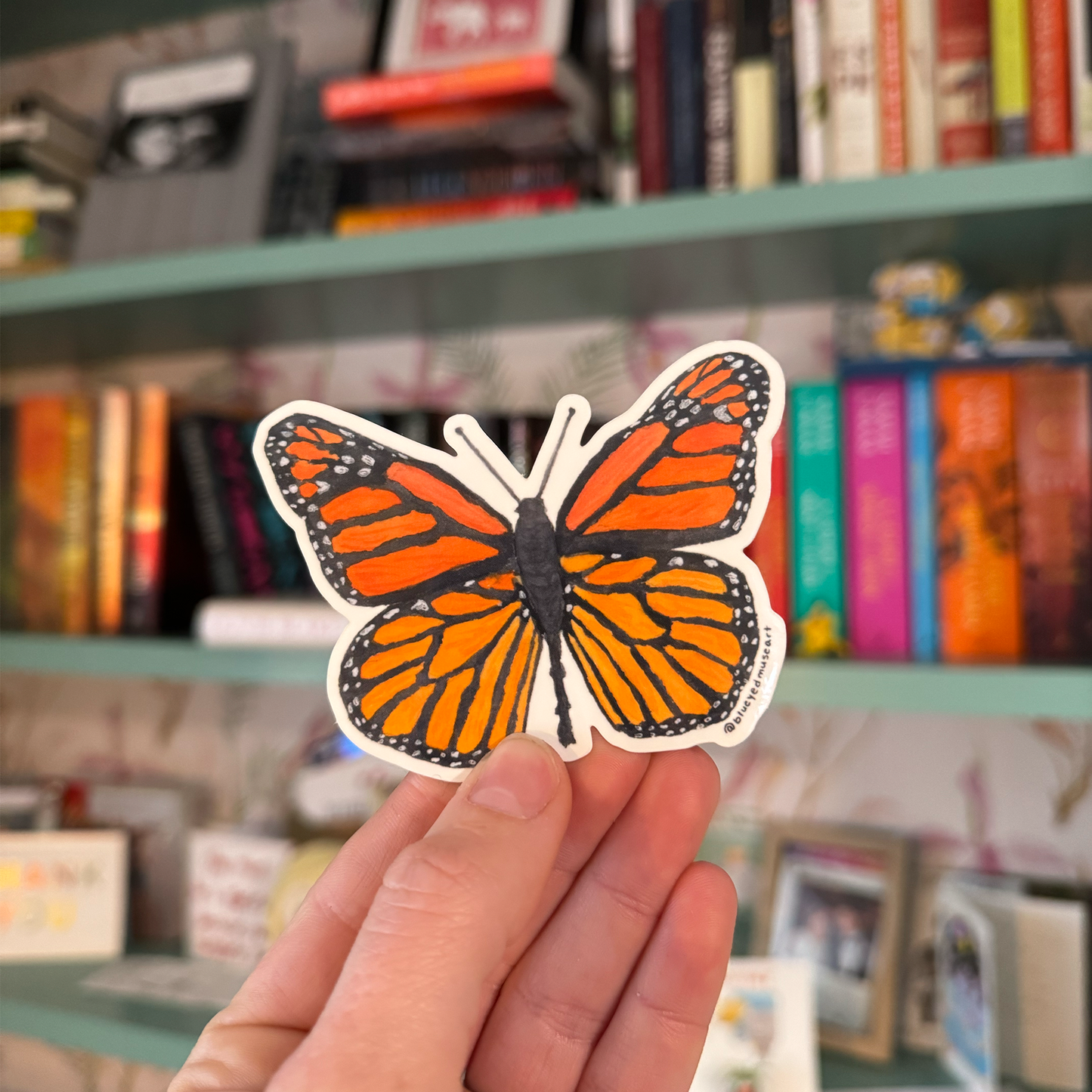 Monarch Butterfly Vinyl Sticker