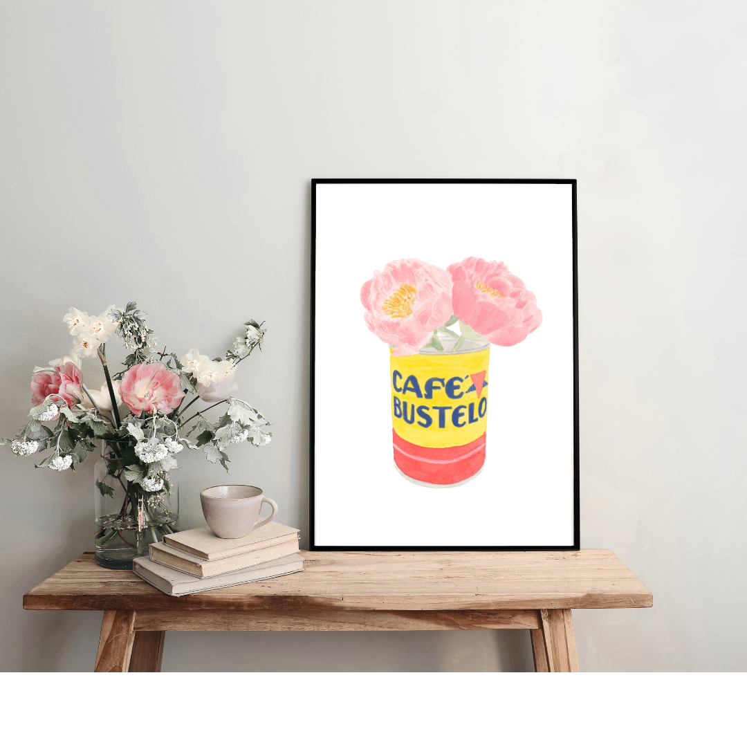 Peony Bustelo Art Print
