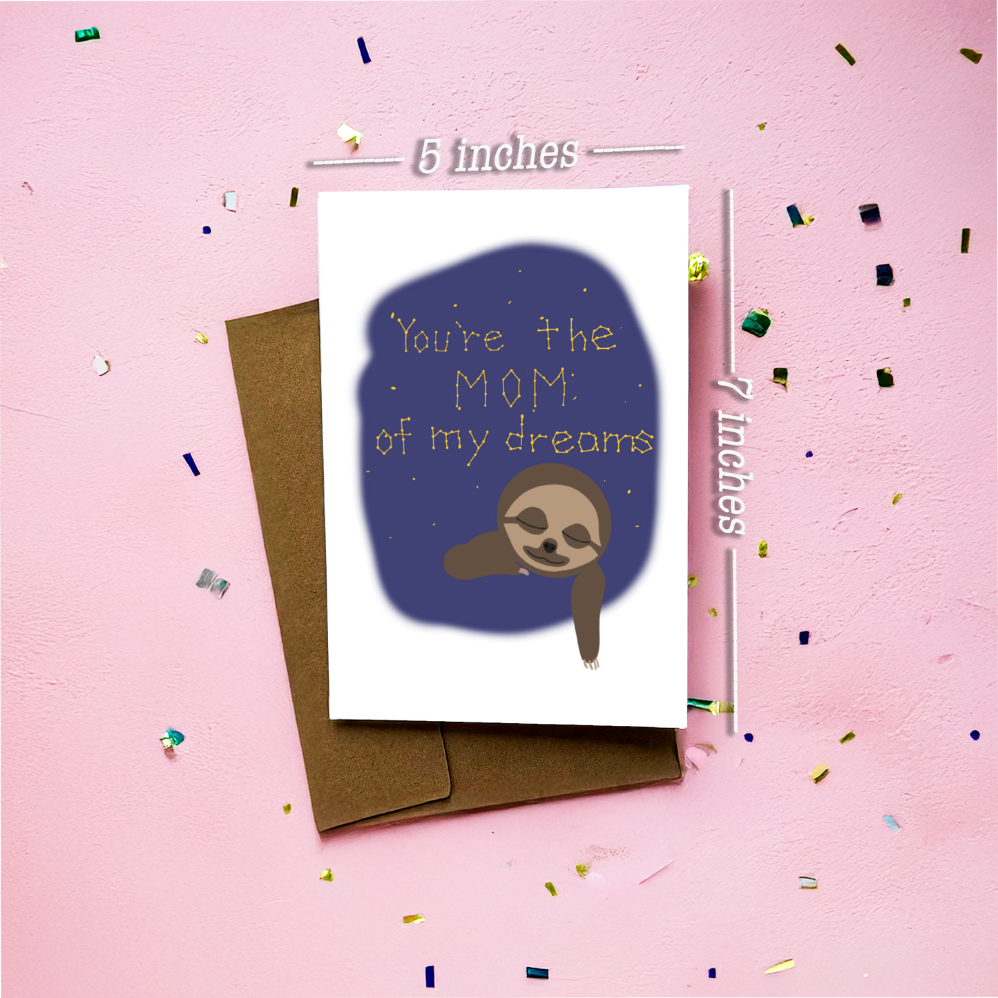 Mom of My Dreams Greeting Card