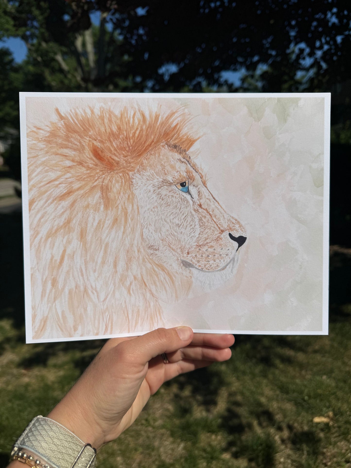 The Lion Art Print