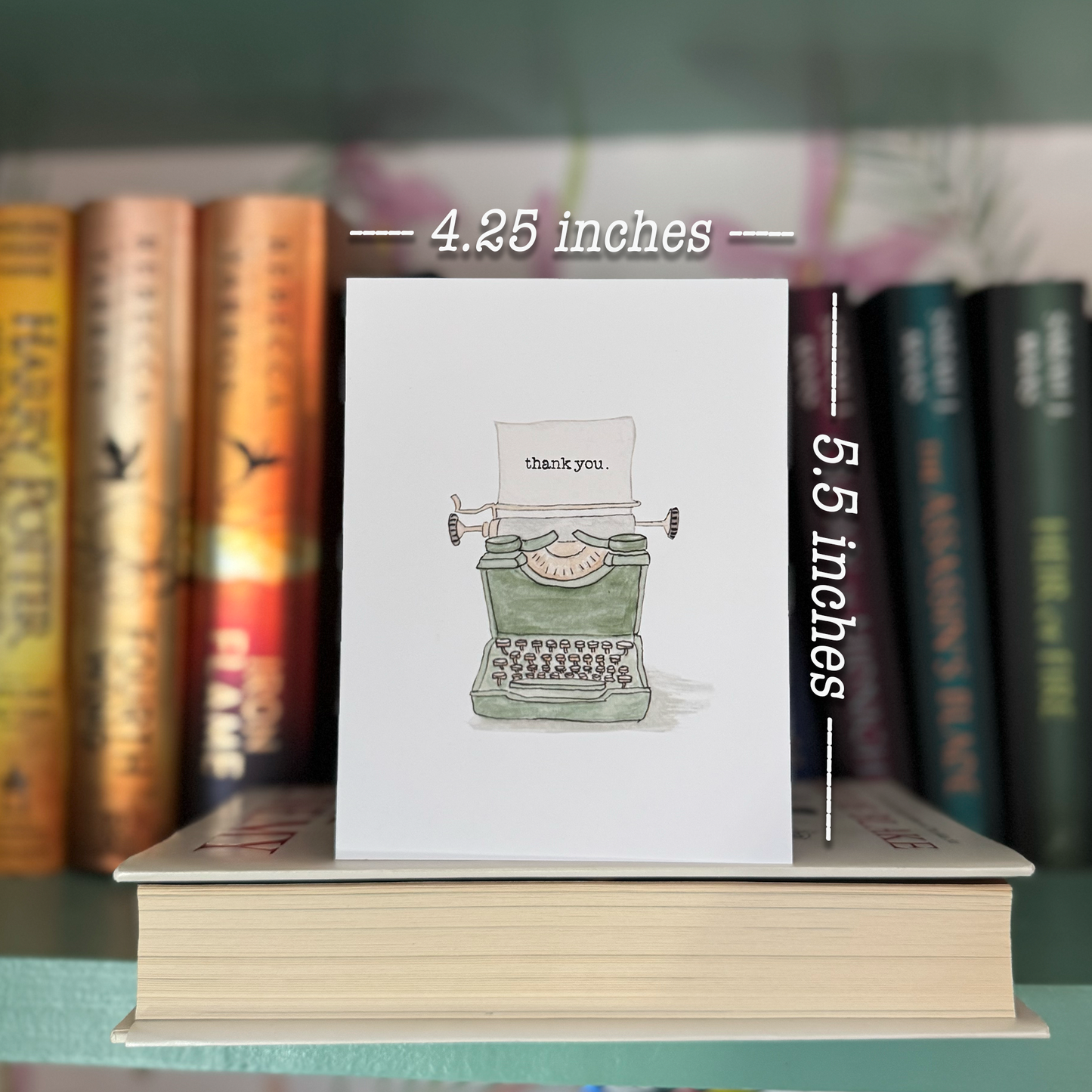 Typewriter Thank You Card Pack