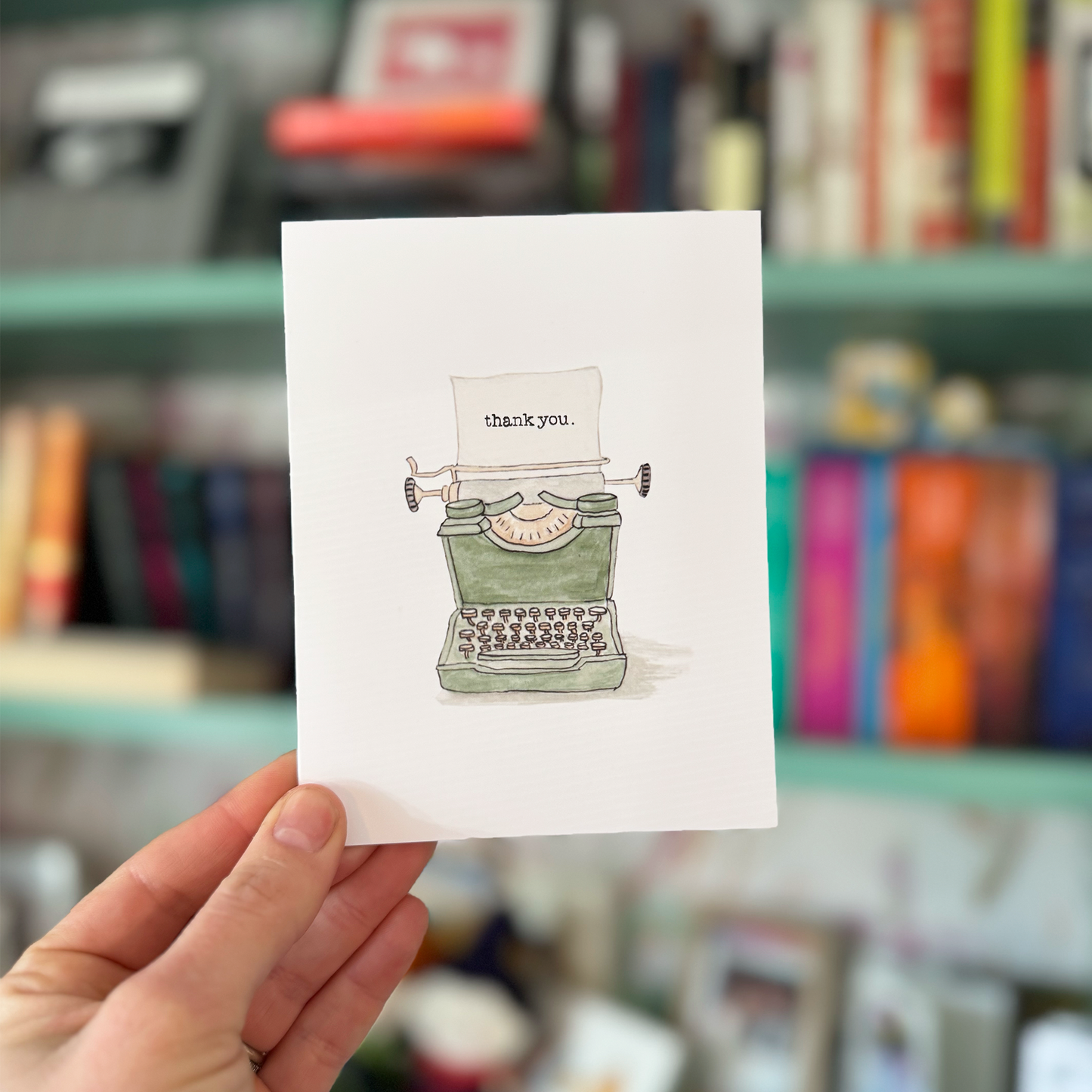 Typewriter Thank You Card Pack