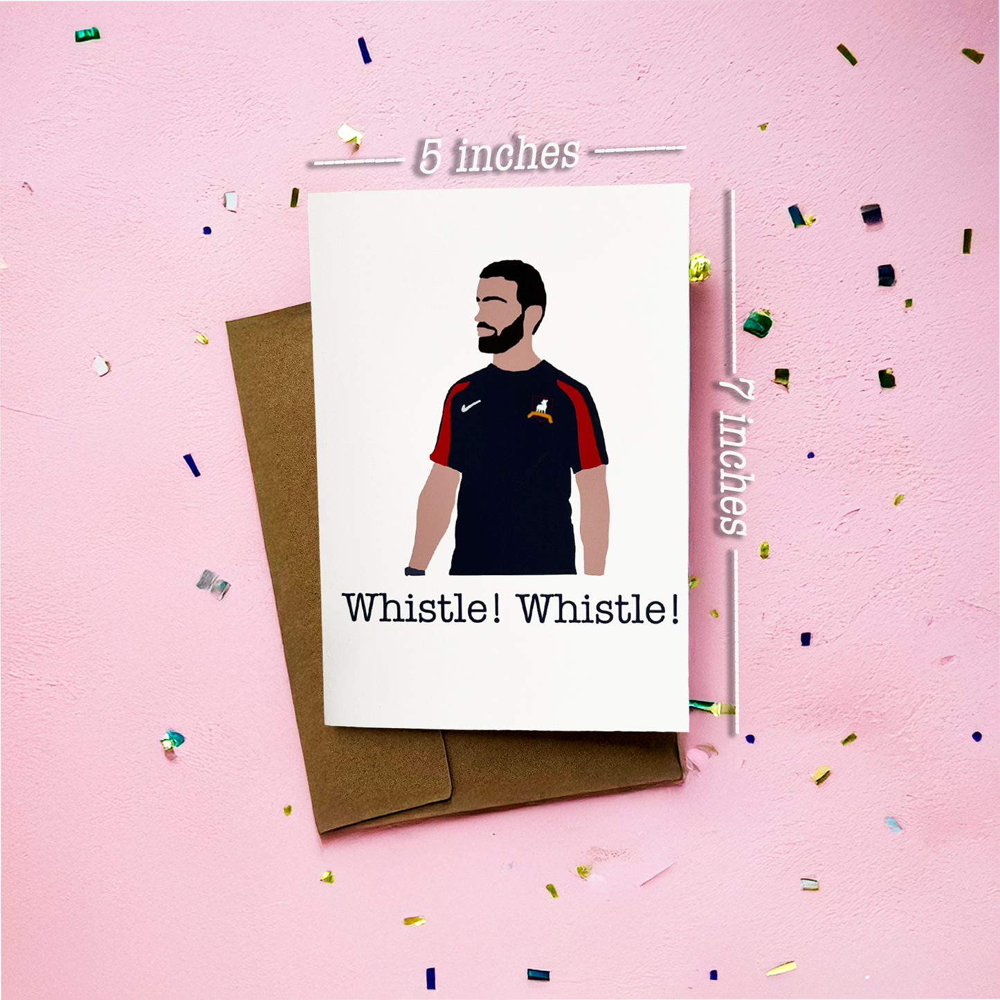 Whistle! Whistle! Greeting Card