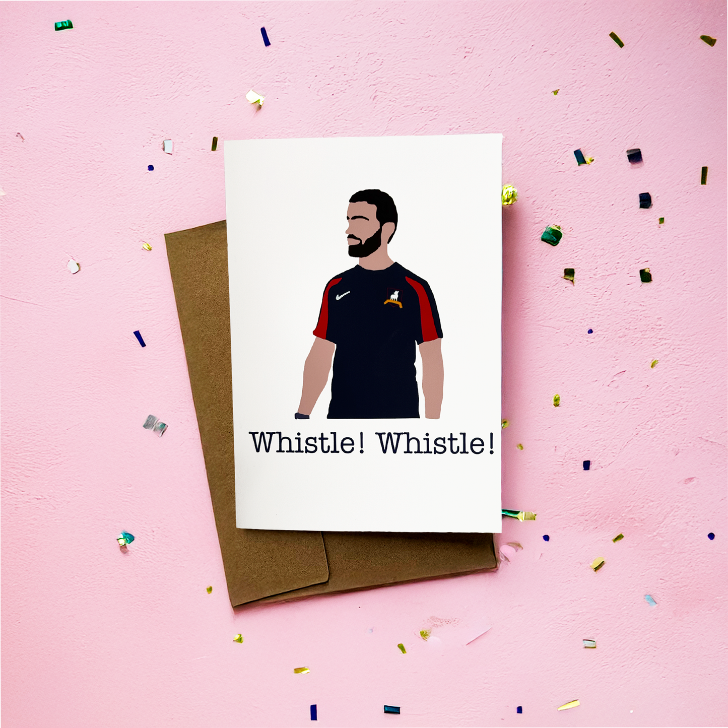 Whistle! Whistle! Greeting Card