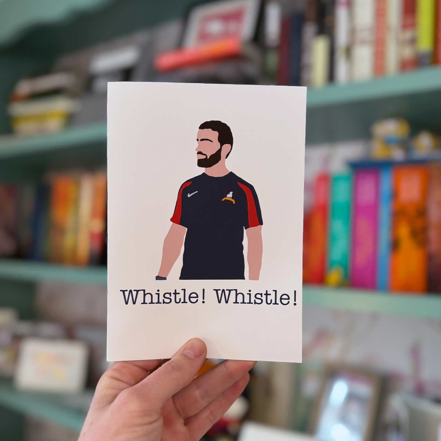 Whistle! Whistle! Greeting Card