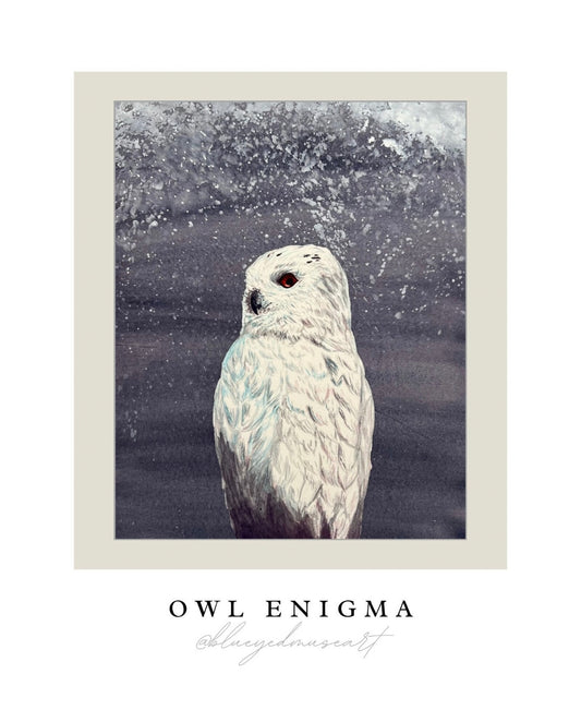 Owl Enigma Art Print