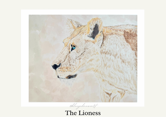 The Lioness Art Print