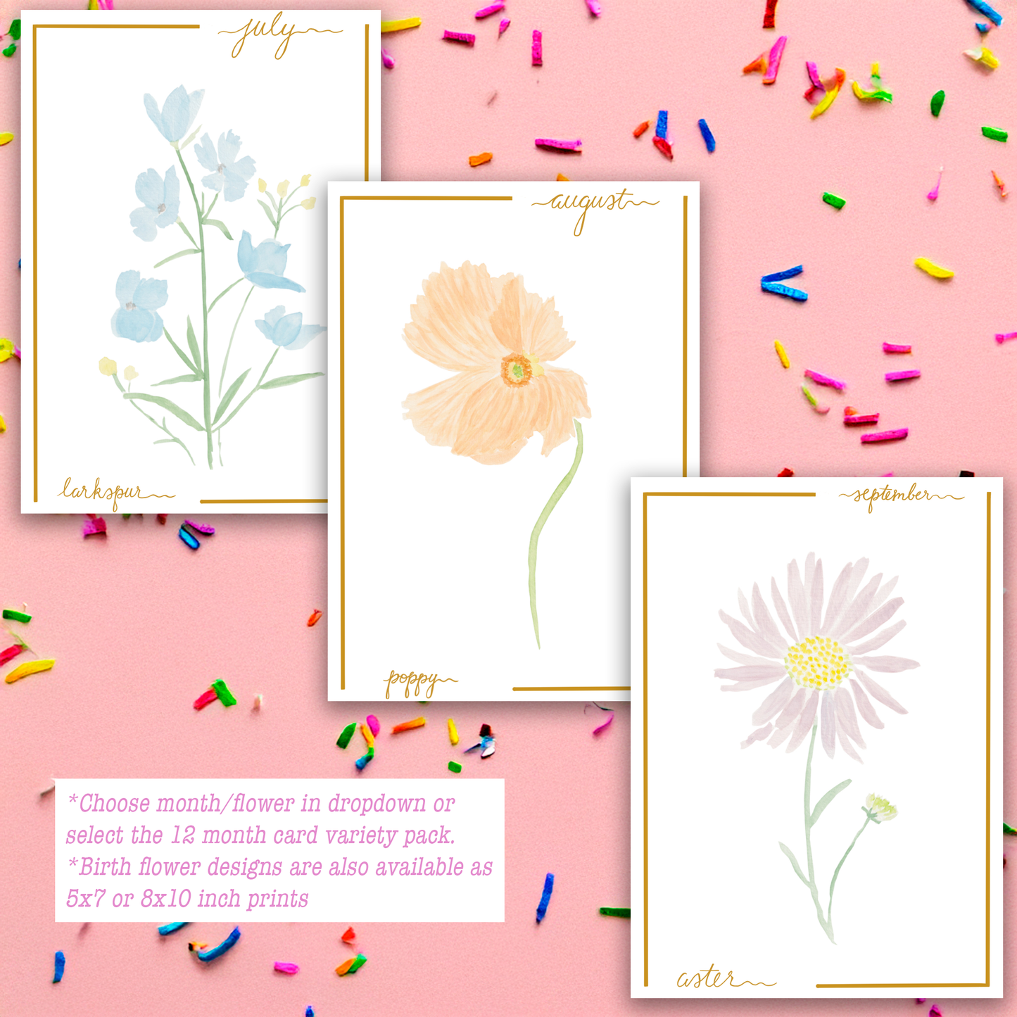 Birth Flower Art Prints