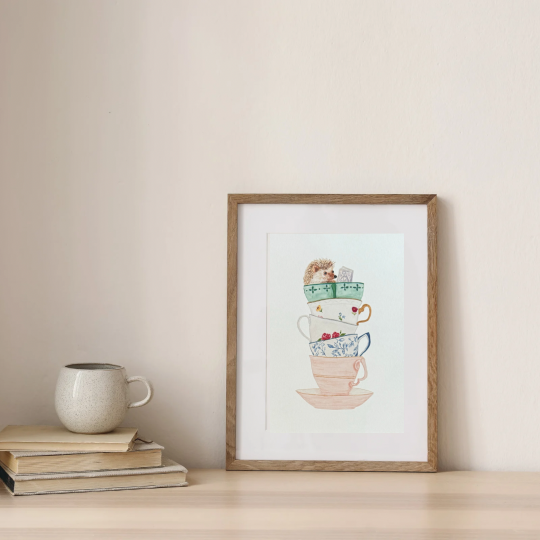 The Elegant Hedgehog | Fine Art Print