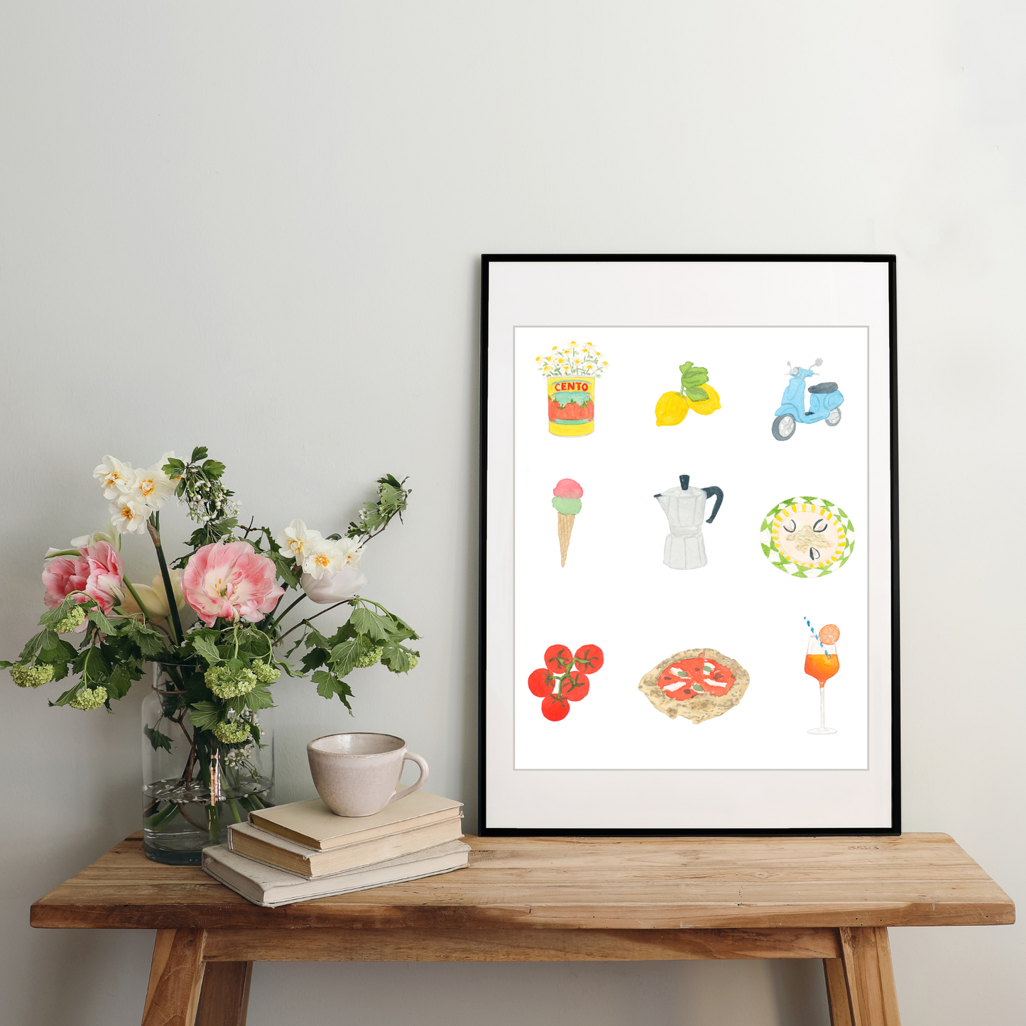 Italian Charms Art Print