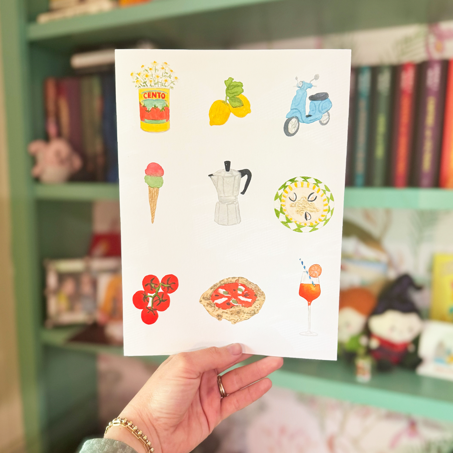 Italian Charms Art Print