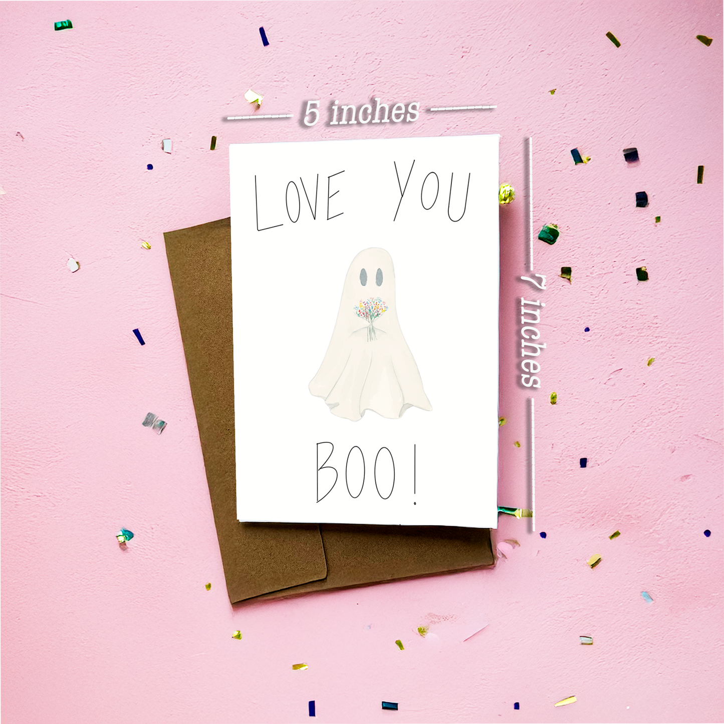 Love You Boo! Greeting Card