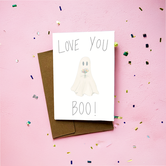 Love You Boo! Greeting Card