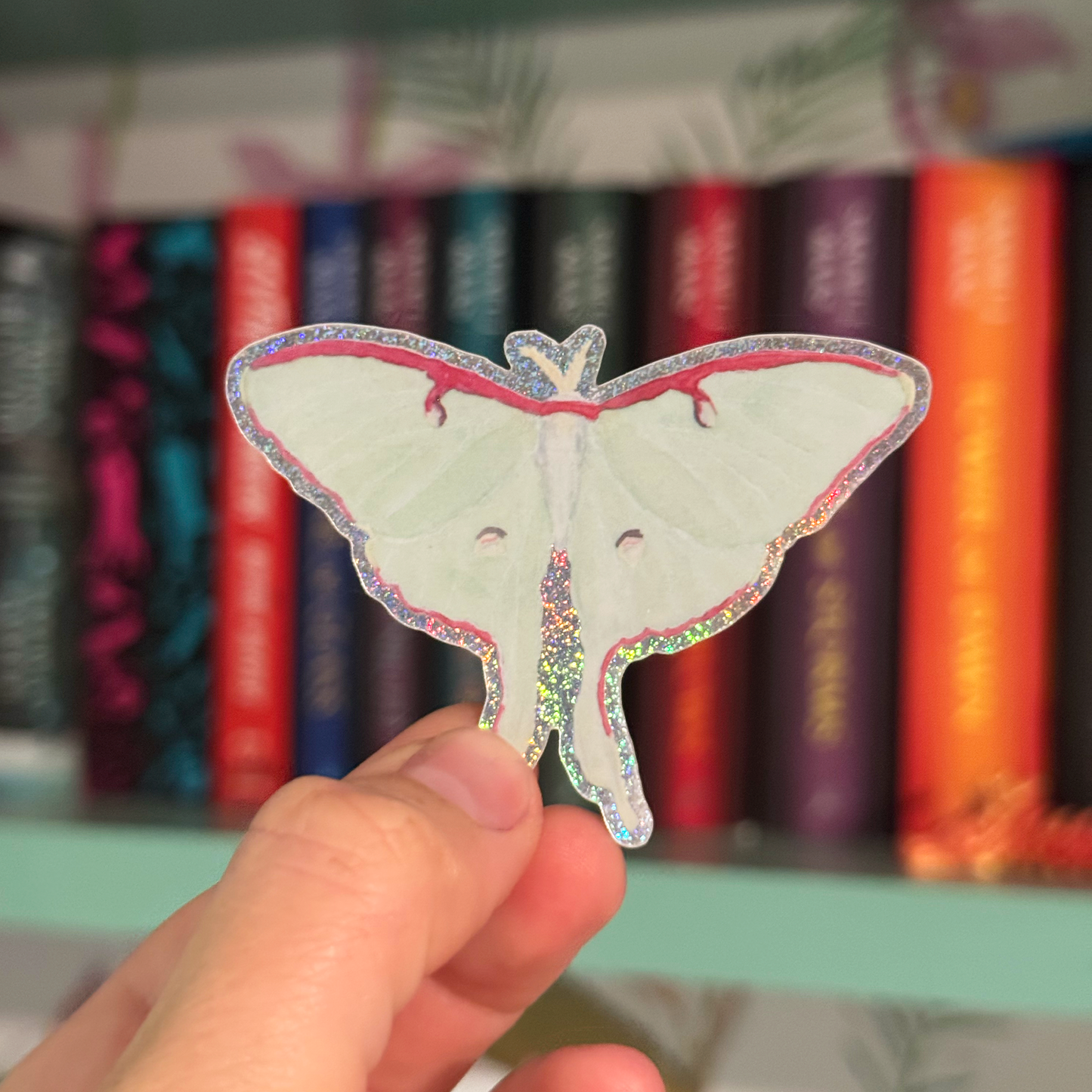 Luna Moth Vinyl Sticker
