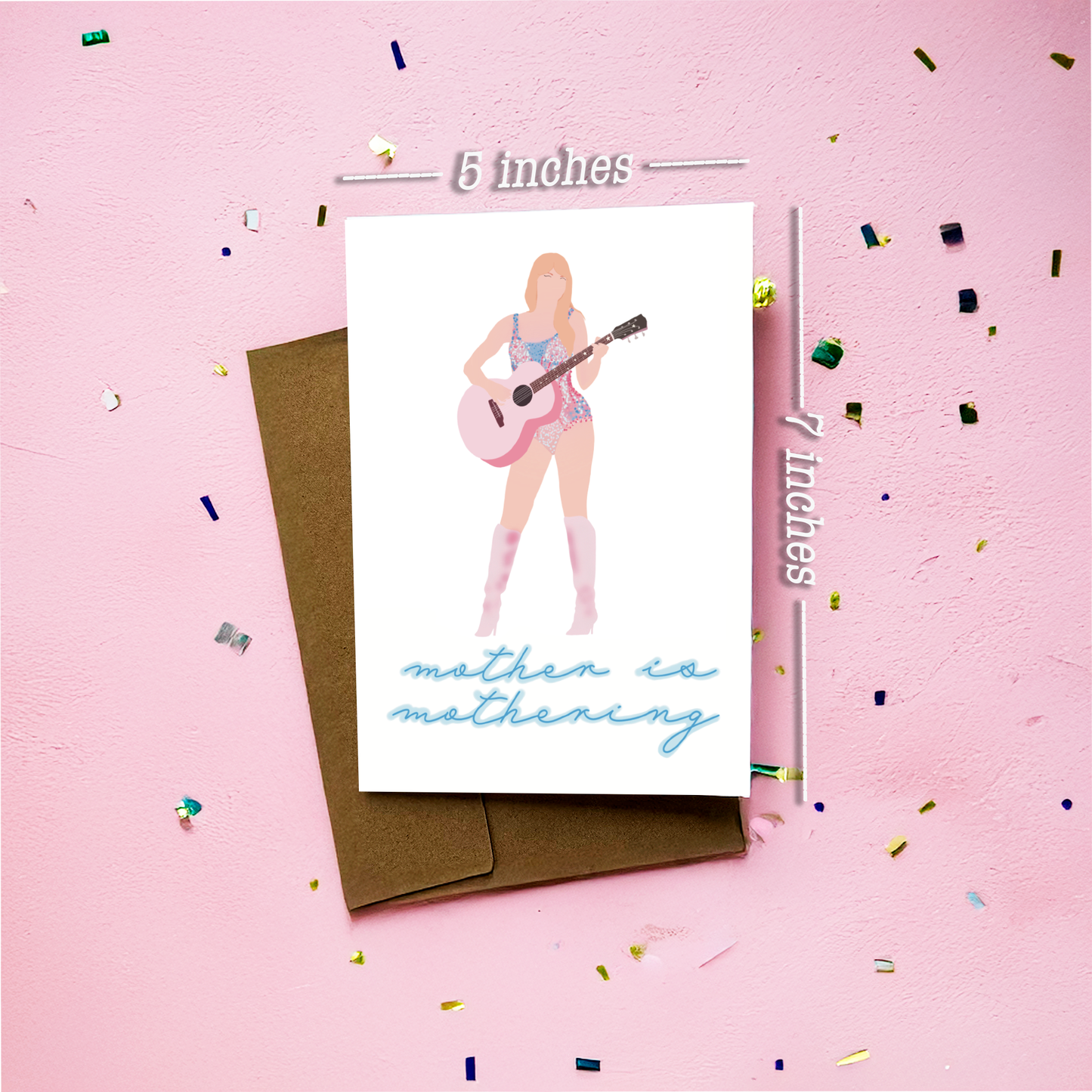 Mother is Mothering Greeting Card
