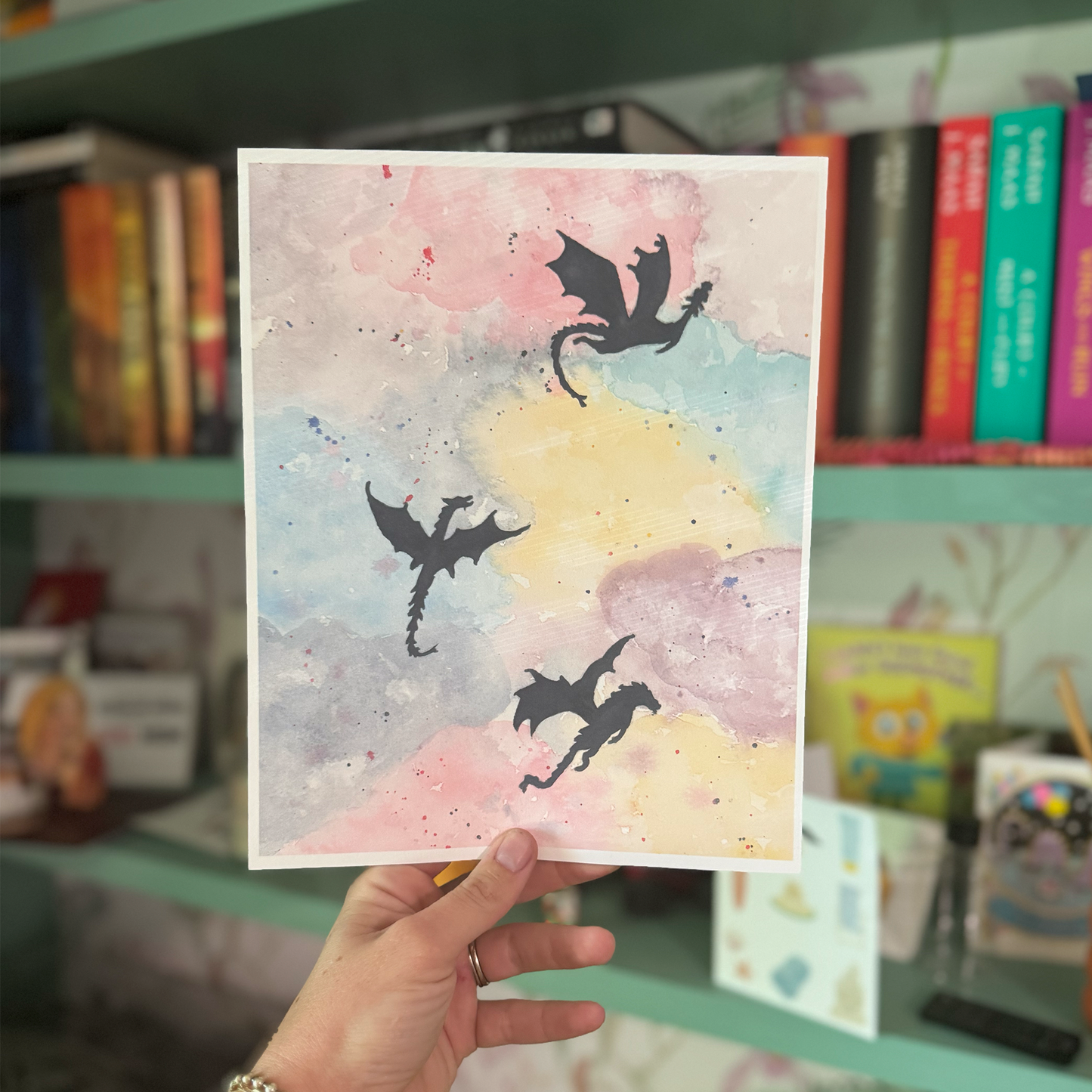 Muse Dragons Art Print